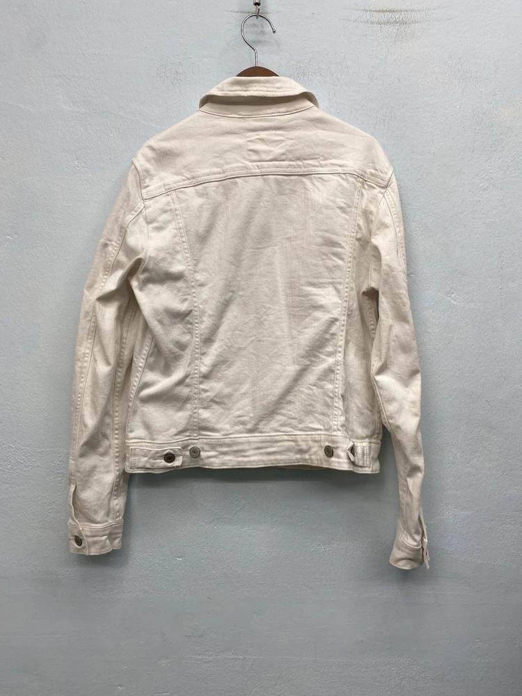 Levi Strauss & Co white denim jacket* 8