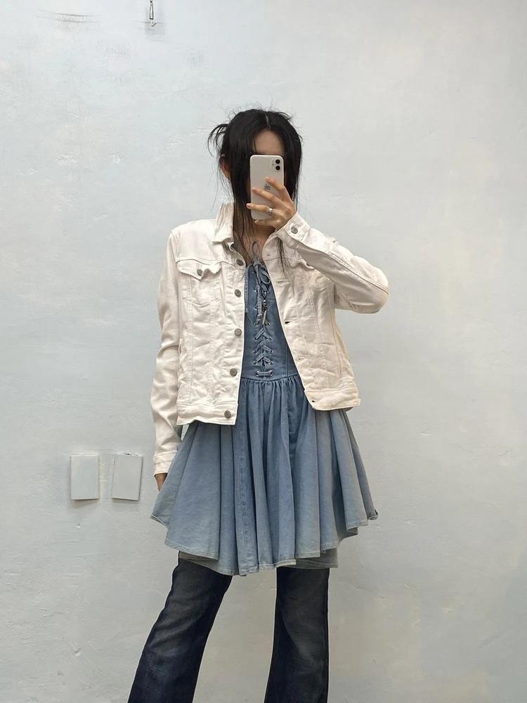 Levi Strauss & Co white denim jacket* 3