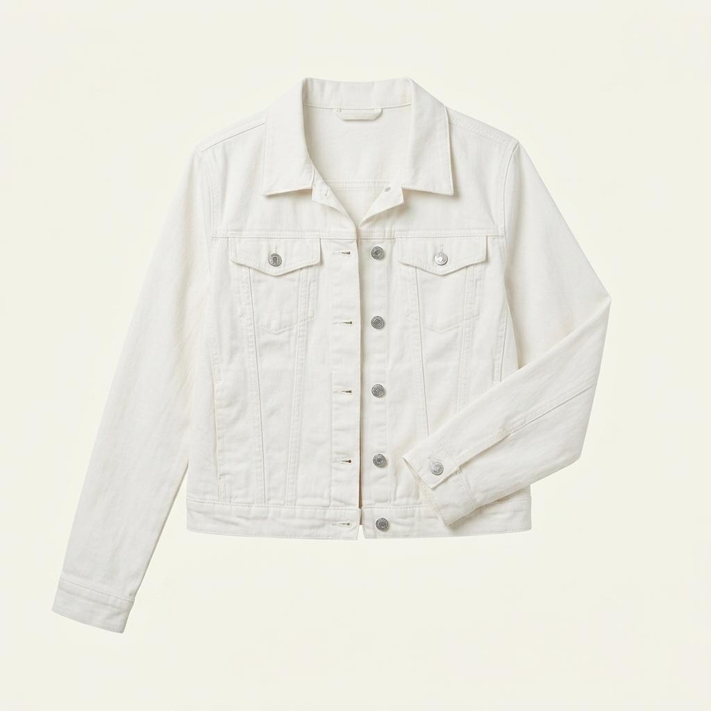 Levi Strauss & Co white denim jacket* 1
