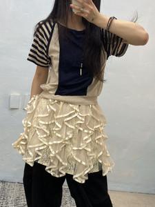 Emilio beige raglan sleeve navy panel t-shirt* 2