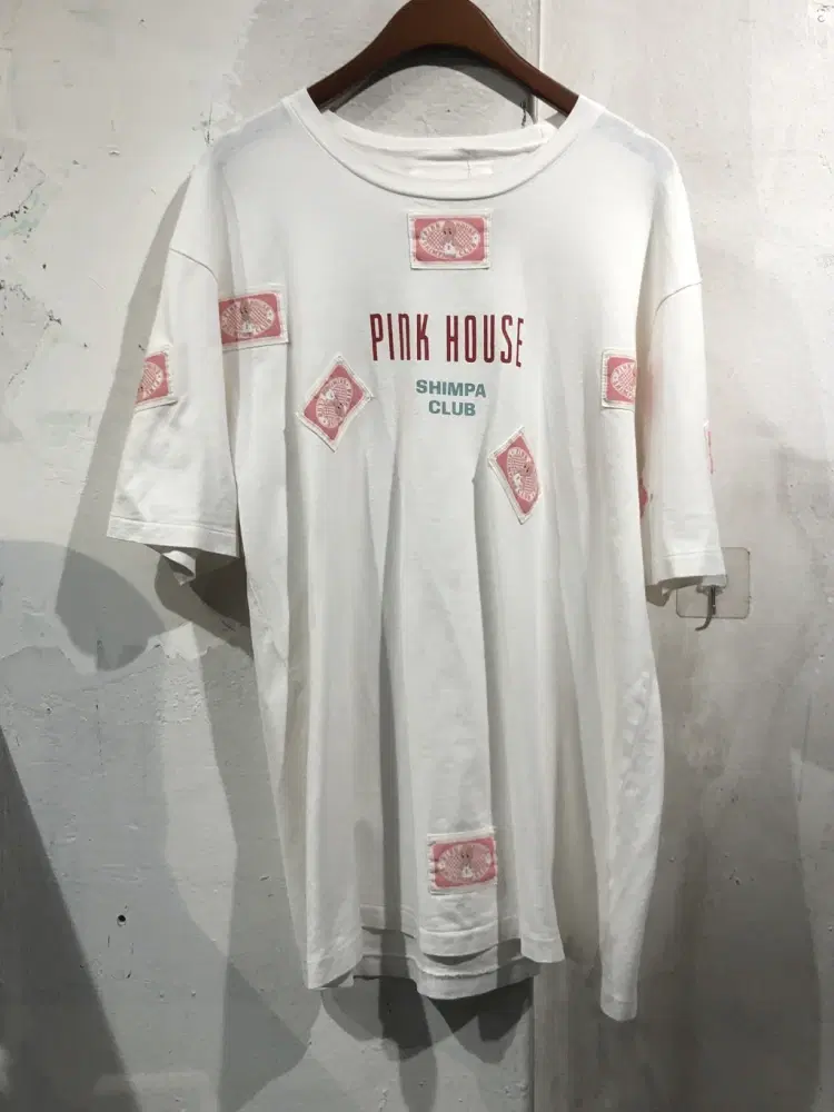 Pink House white short sleeve t-shirt +to 6