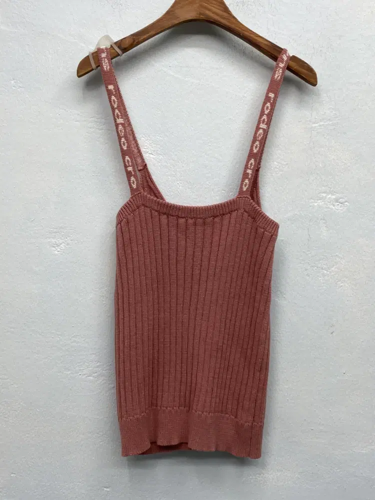 Rodeo Crowns pink knitted sleeveless top* 7