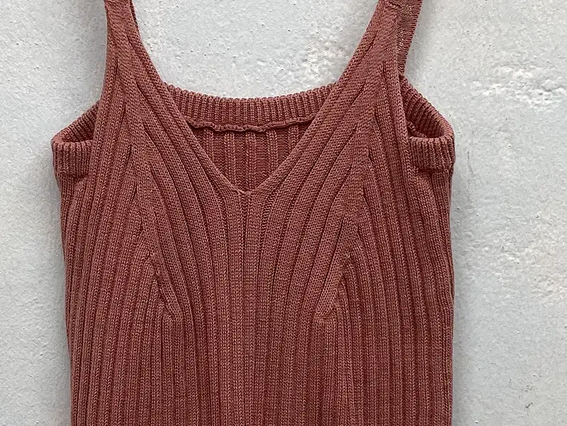 Rodeo Crowns pink knitted sleeveless top* 5