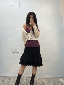 Cream cardigan* 2