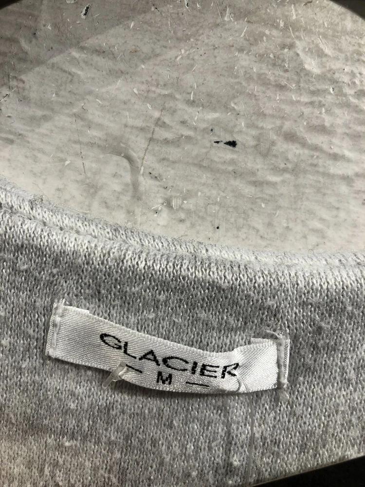 Glacier light gray frill neck sweatshirt +to 10