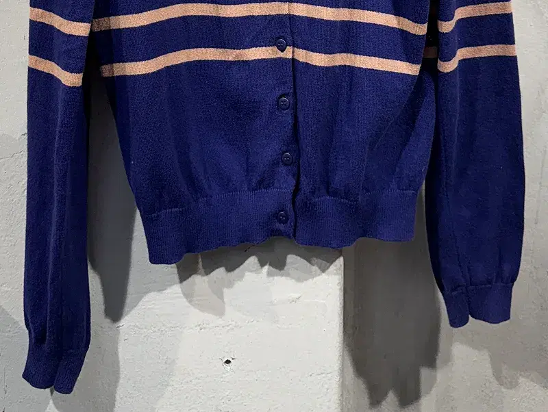 Mystic purple striped cardigan +to 6