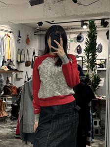 Healthknit red raglan sweatshirt +to 2