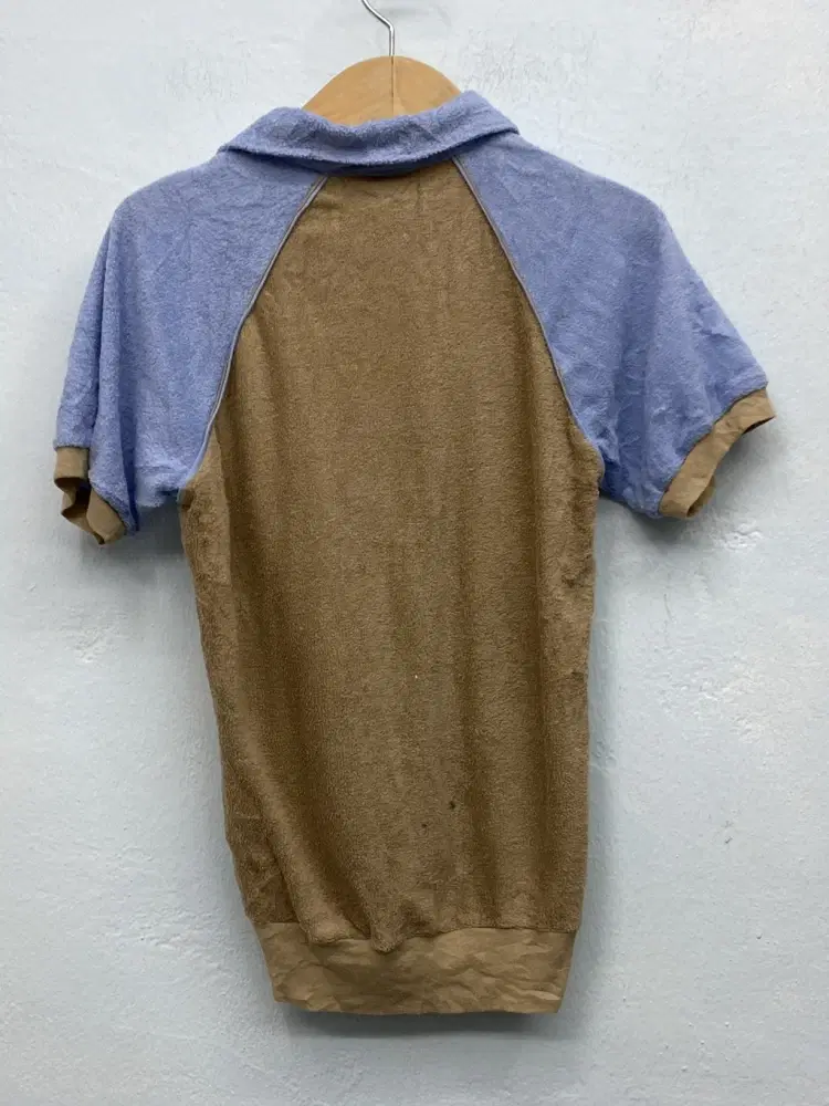 Buck Noble beige&blue polo shirt* 7