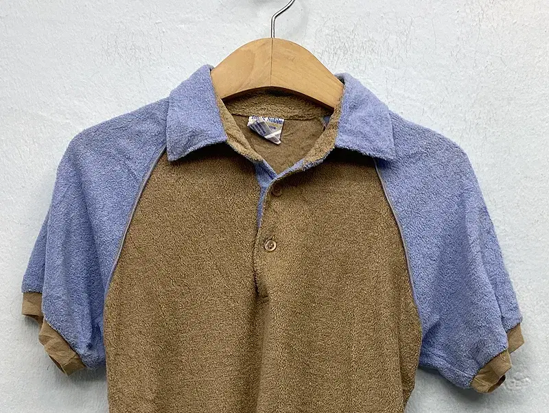 Buck Noble beige&blue polo shirt* 4