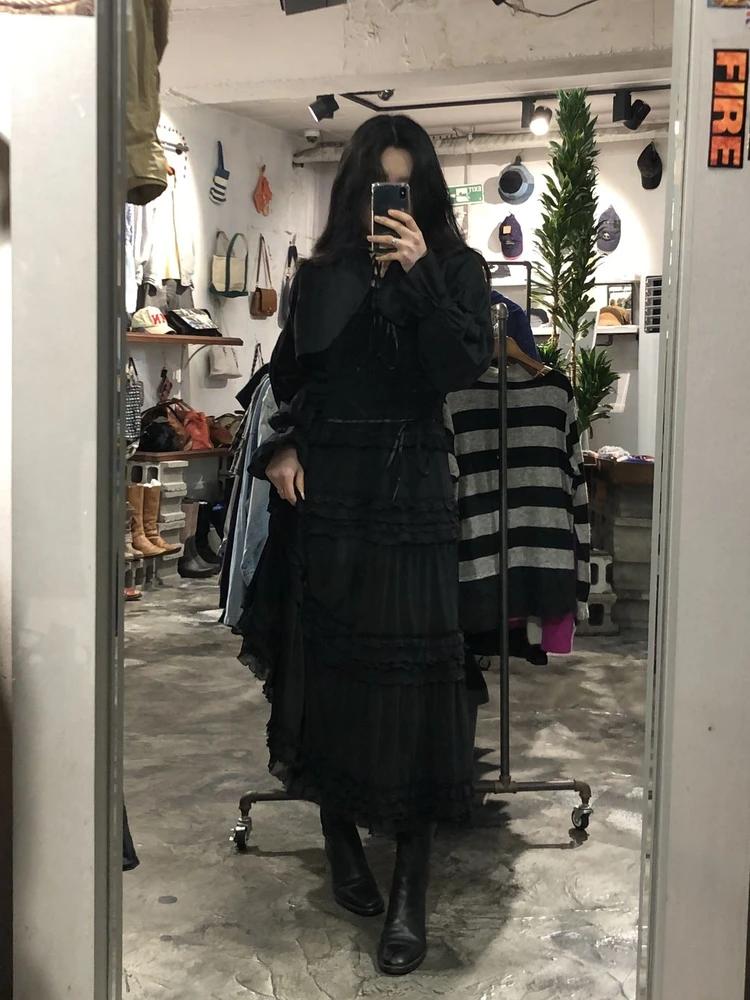 Black frilled bolero blouse +to 5