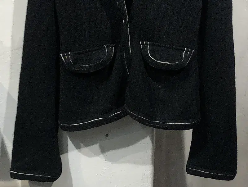 Anni Plus black wool blazer cardigan +to 8