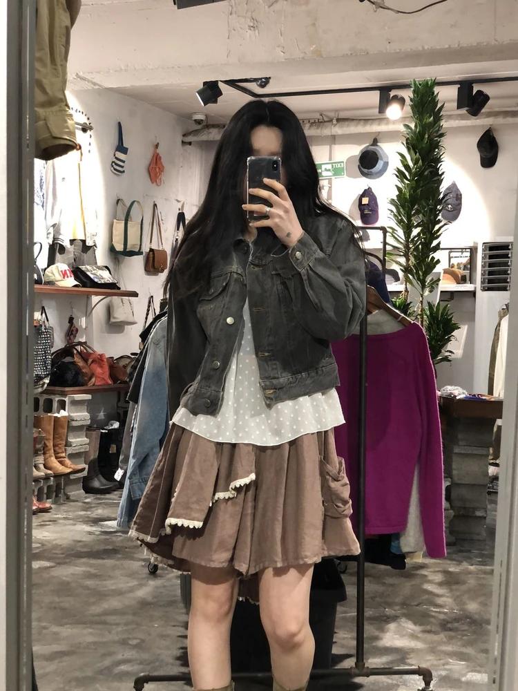 Ferre Jeans dark gray denim jacket +to 5