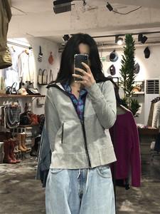 Light gray zip up hoodie +to 2