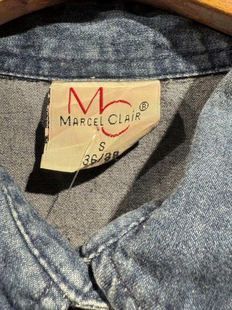 Marcel western button denim blouse +to 8