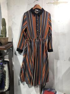 Axes Femme colorful striped midi onepiece +to 2