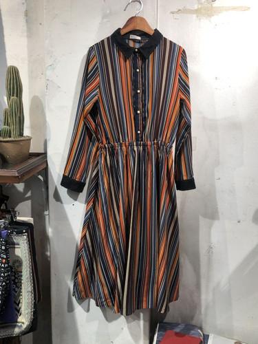 Axes Femme colorful striped midi onepiece +to 10