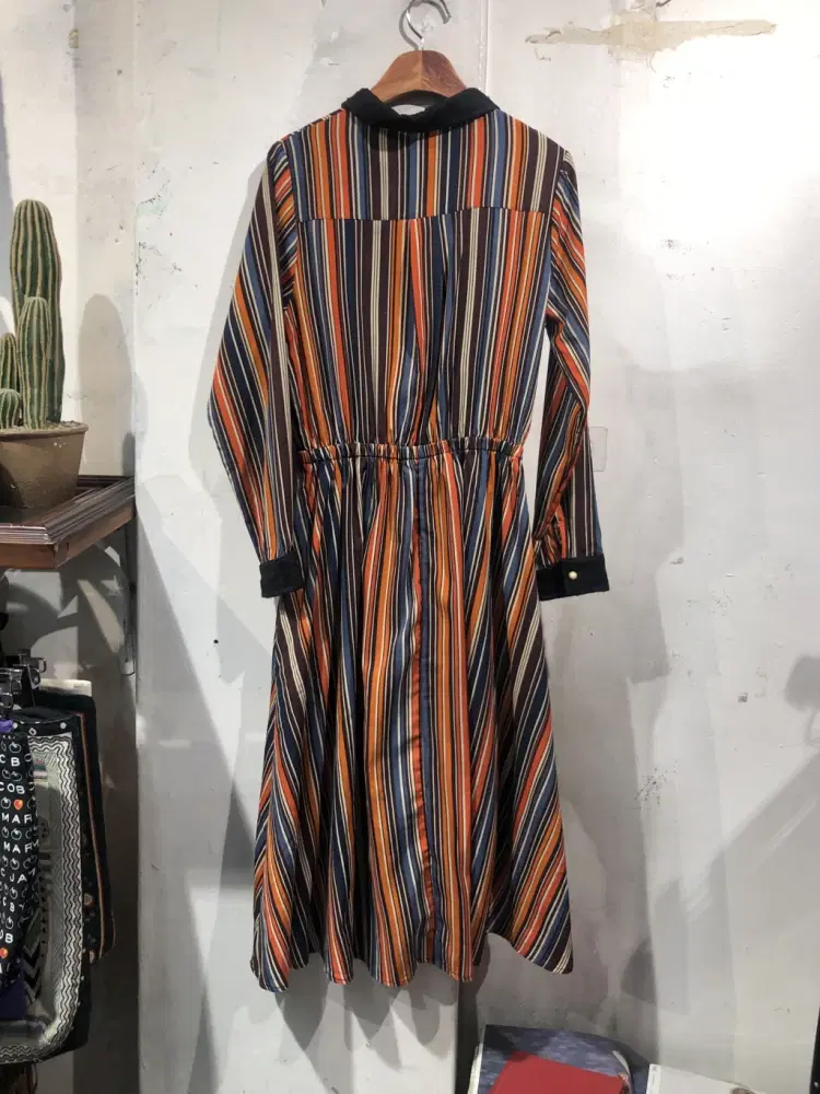 Axes Femme colorful striped midi onepiece +to 7