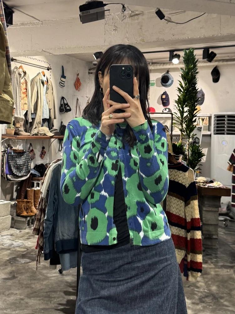 August Silk green cardigan+to 3