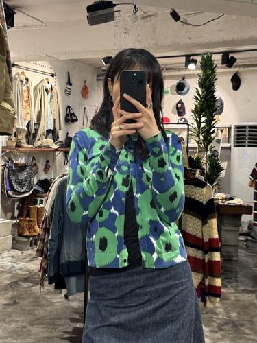 August Silk green cardigan+to 9
