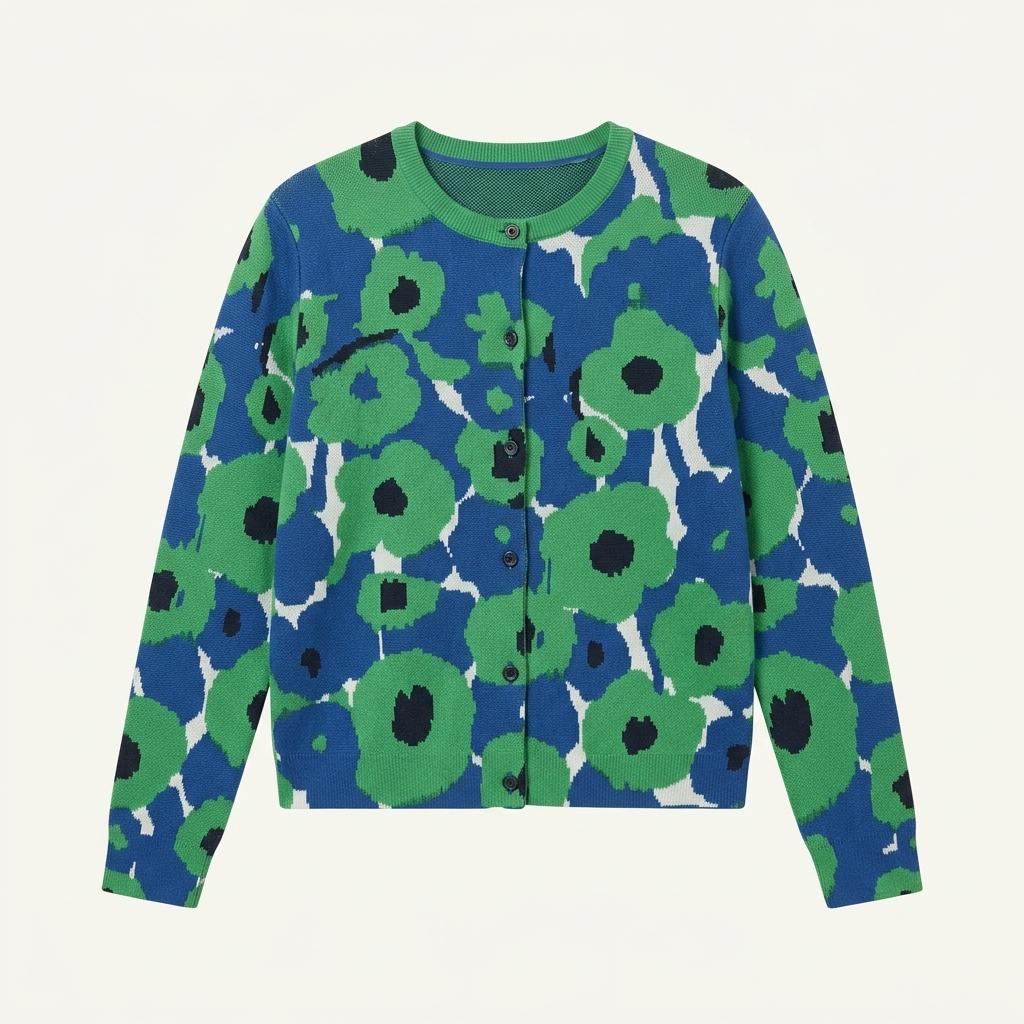 August Silk green cardigan+to 1