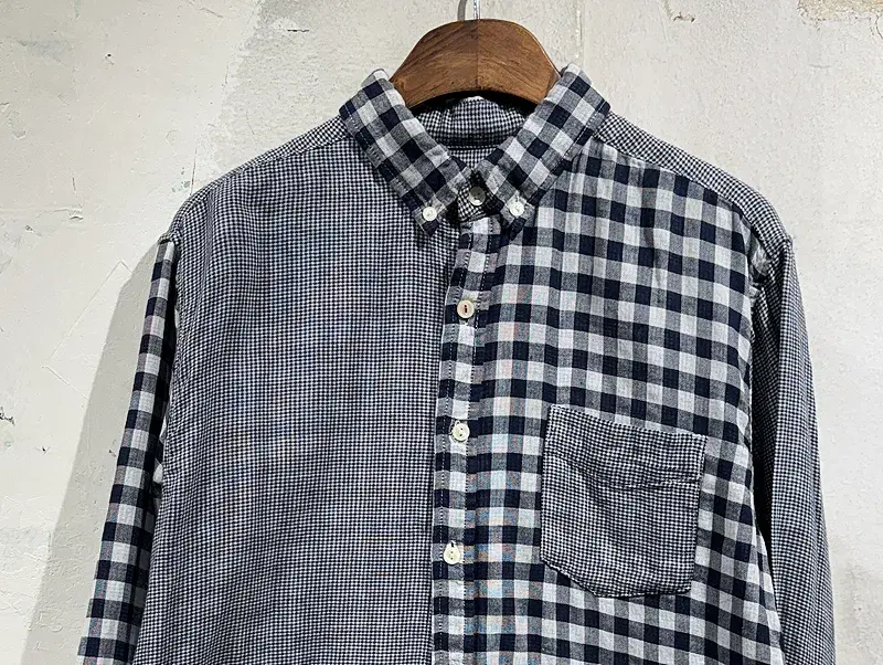 Antiqulothes blue checkered shirt +to 5