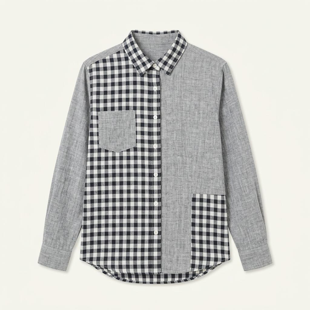 Antiqulothes blue checkered shirt +to 1