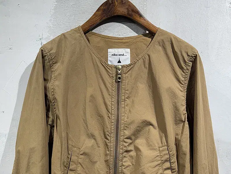 Niko And ... beige bomber jacket +to 5