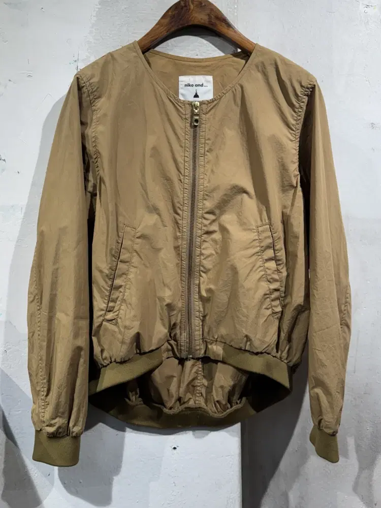 Niko And ... beige bomber jacket +to 4