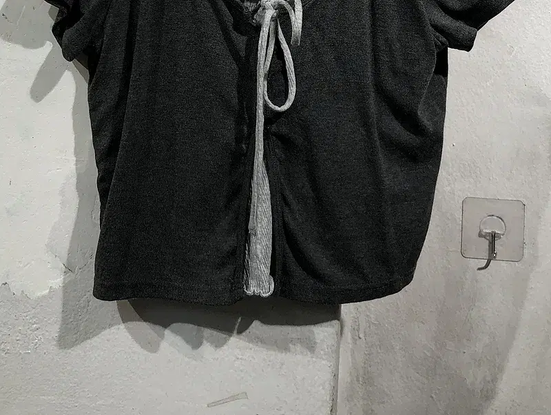 Grl dark gray layered short sleeve t-shirt +to 8