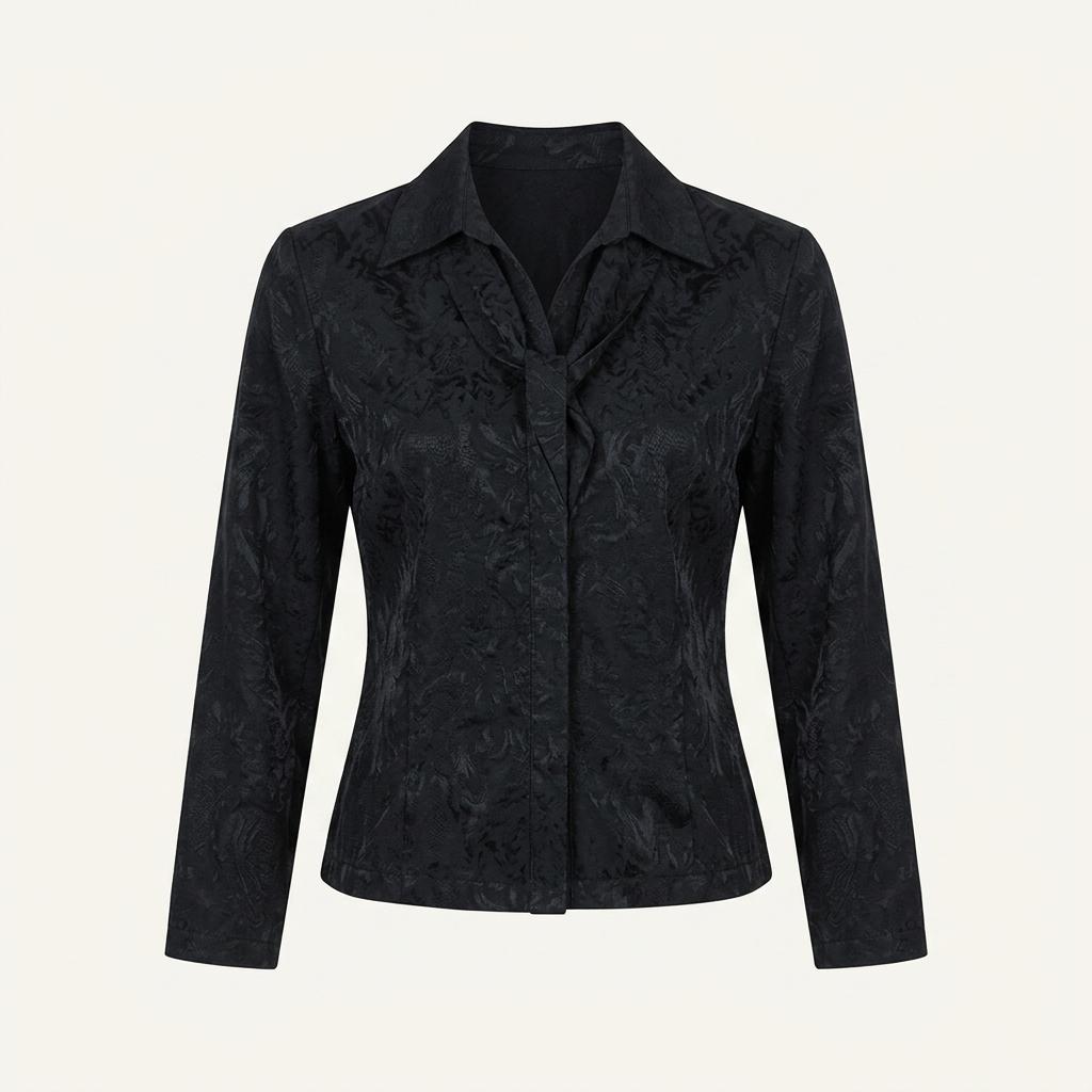 Chou Chou black ribbon blouse +to 1