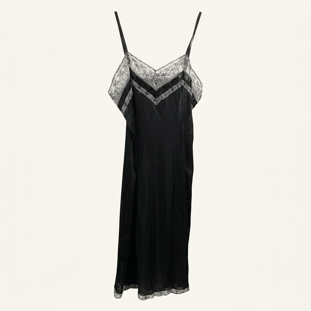 Black lace slip onepiece+to 1