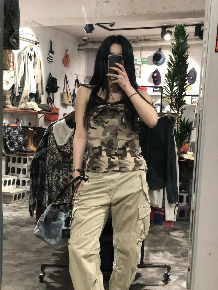 Khaki camo mini skirt +to 3