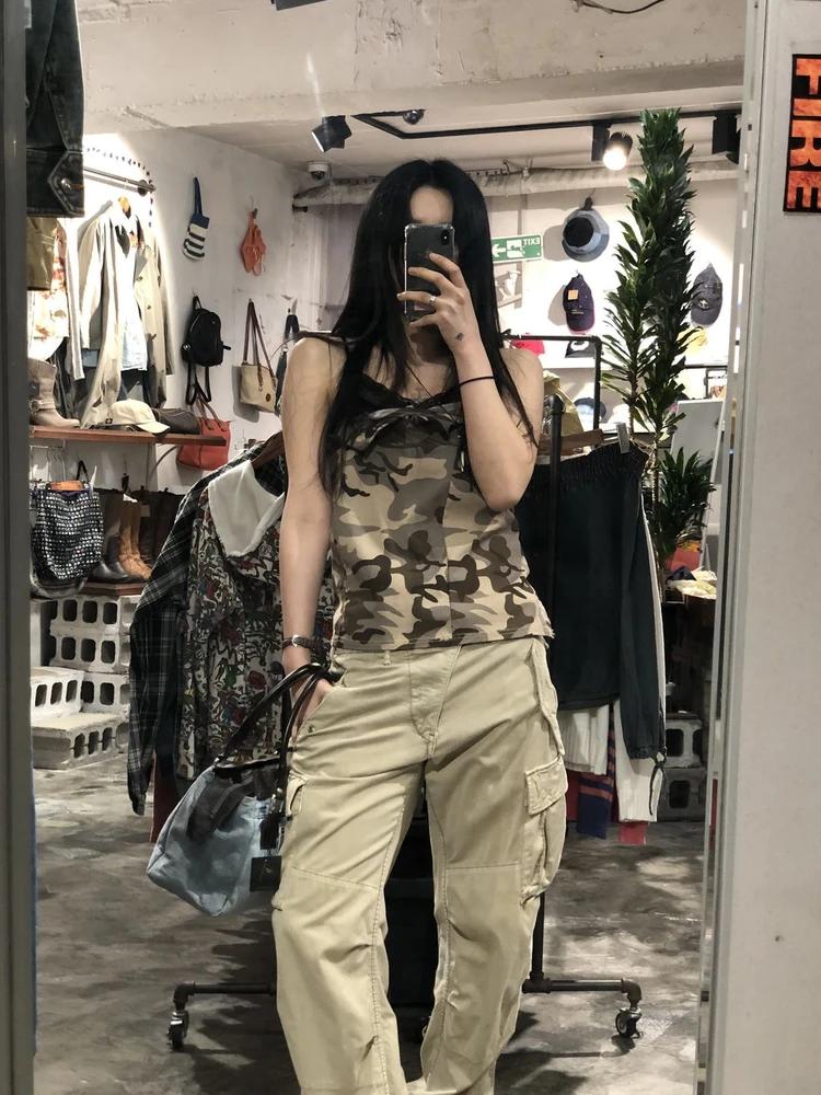 Khaki camo mini skirt +to 5