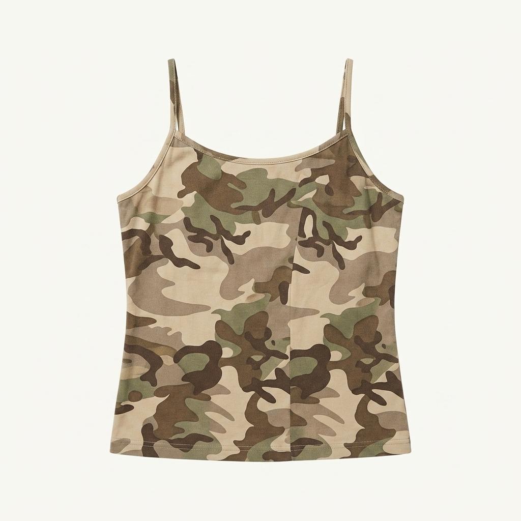 Khaki camo mini skirt +to 1
