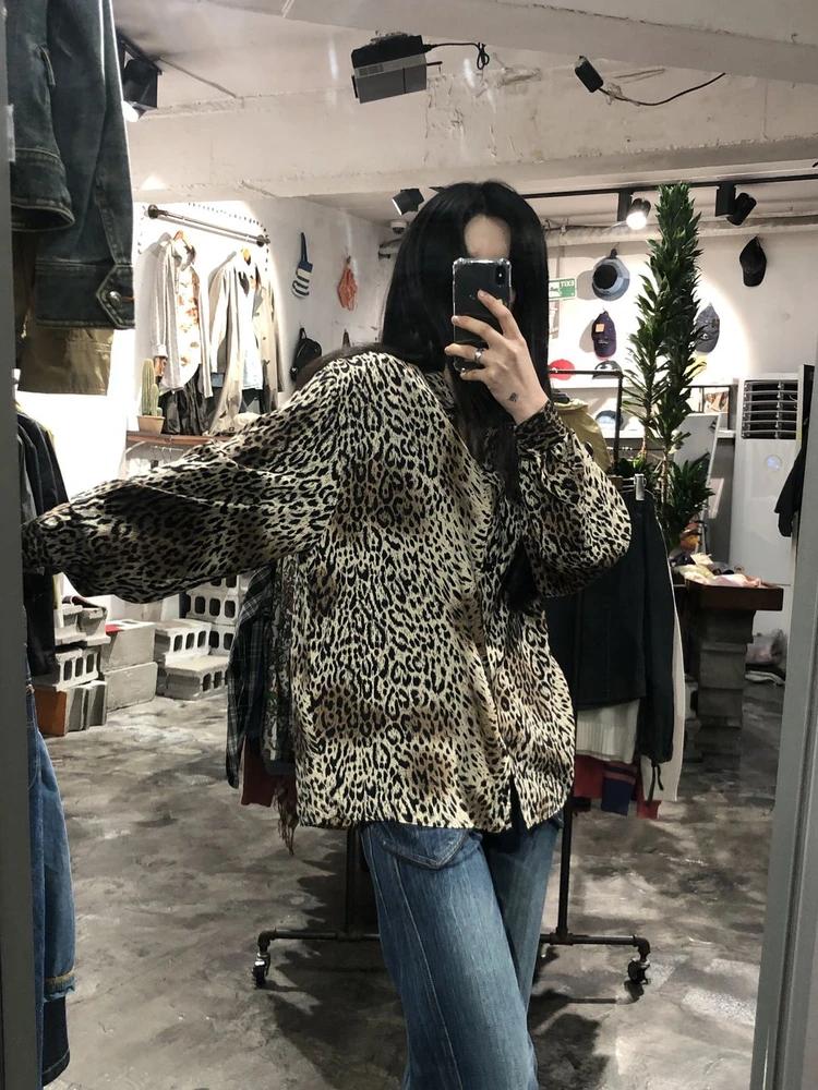 Brown leopard blouse+to 3