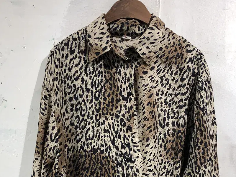 Brown leopard blouse+to 7