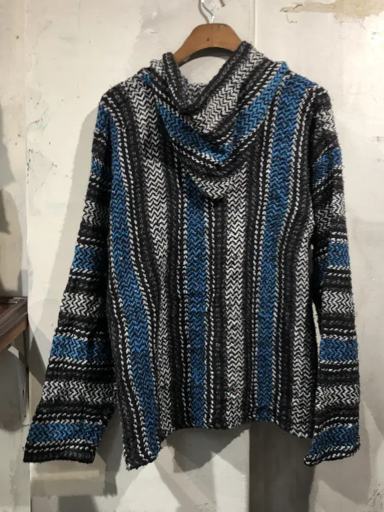 Baja Joe blue mexican baja hoodie +to 6
