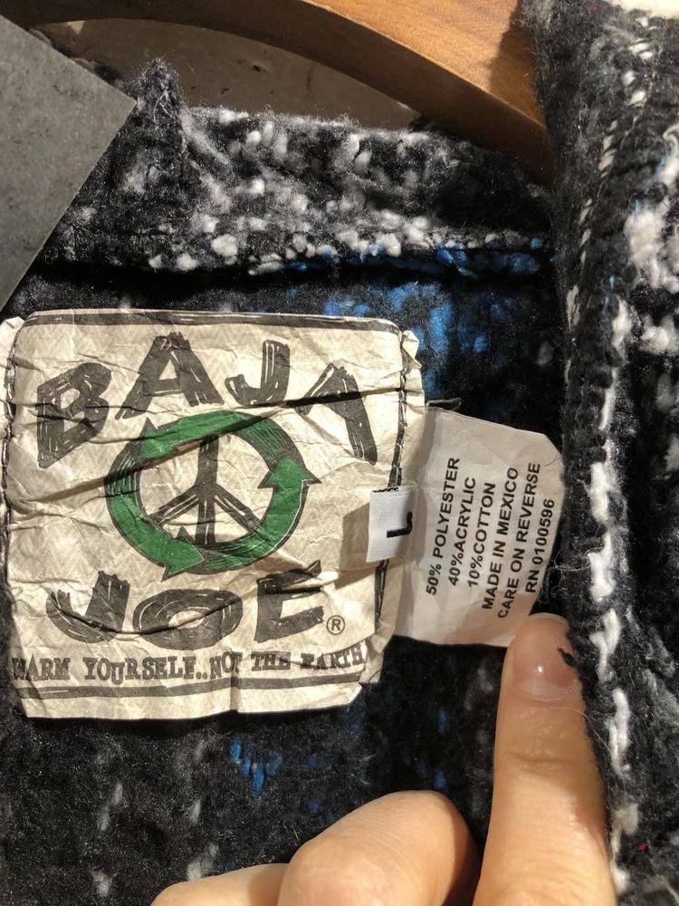Baja Joe blue mexican baja hoodie +to 7
