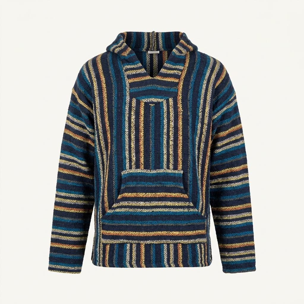 Canyon navy mexican baja hoodie +to 1