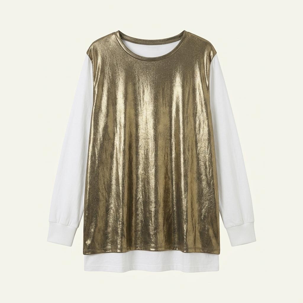 ERFO glossy khaki sleeveless +to 1