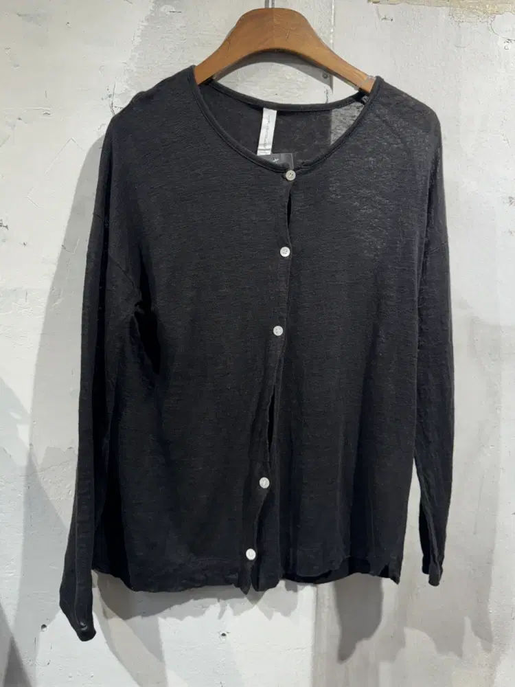 Decontractee black cardigan+to 4