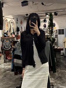 Decontractee black cardigan+to 2