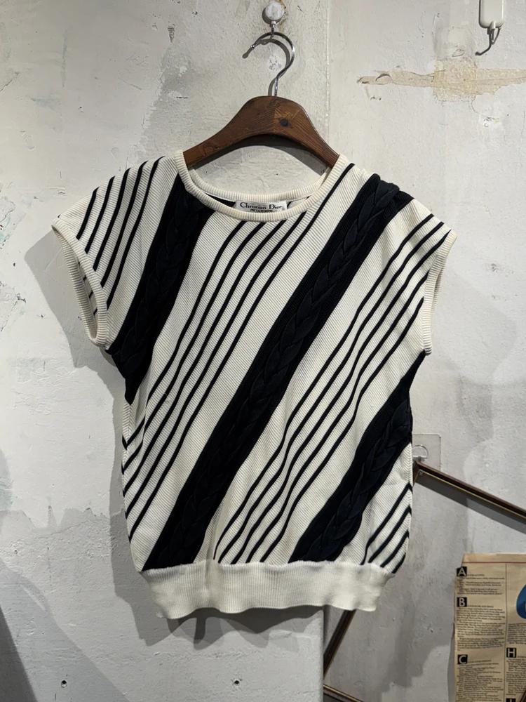 Christian Dior diagonal details sweater_f 4