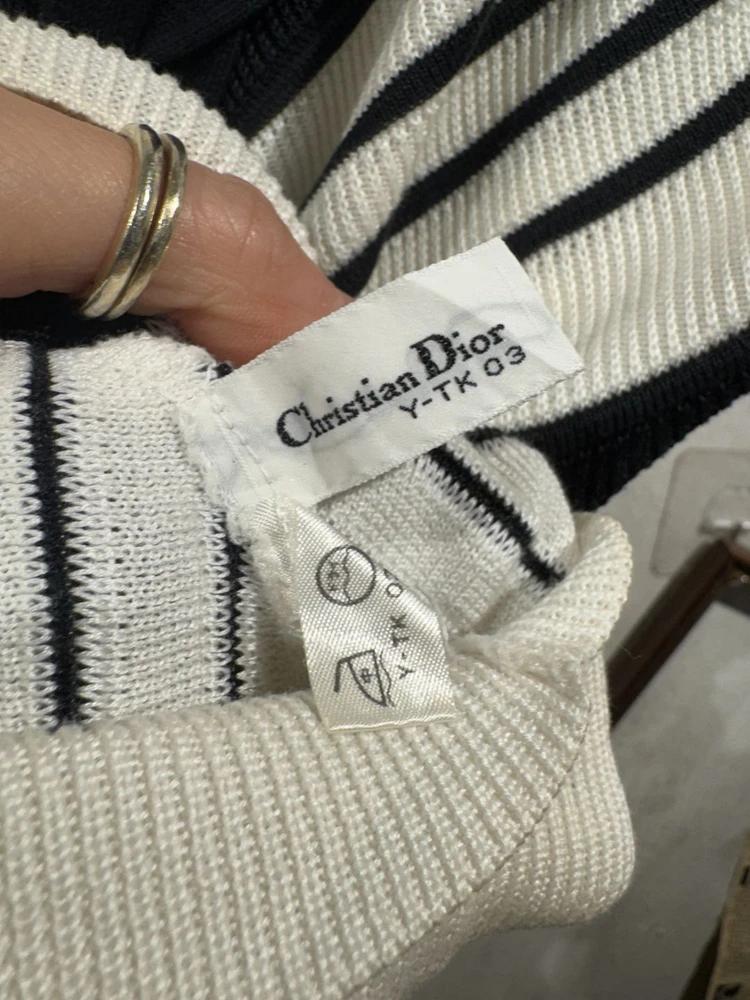 Christian Dior diagonal details sweater_f 9
