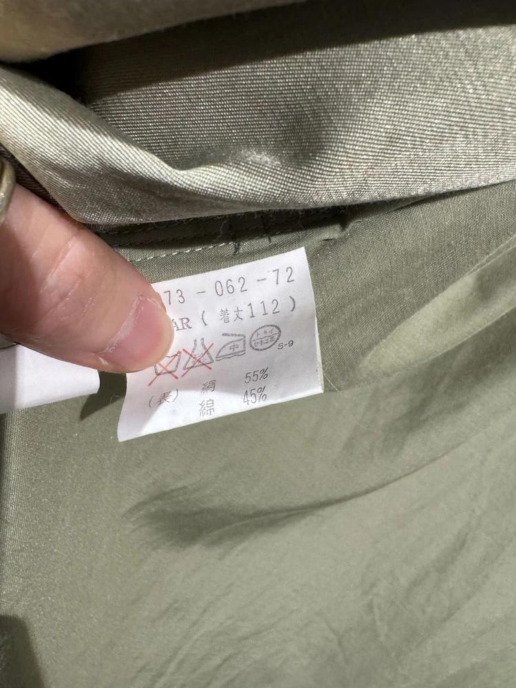Burberrys khaki glossy trench coat_f 10