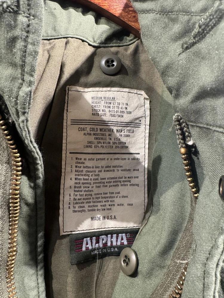 Alpha Industries Inc. khaki field jacket_f 7