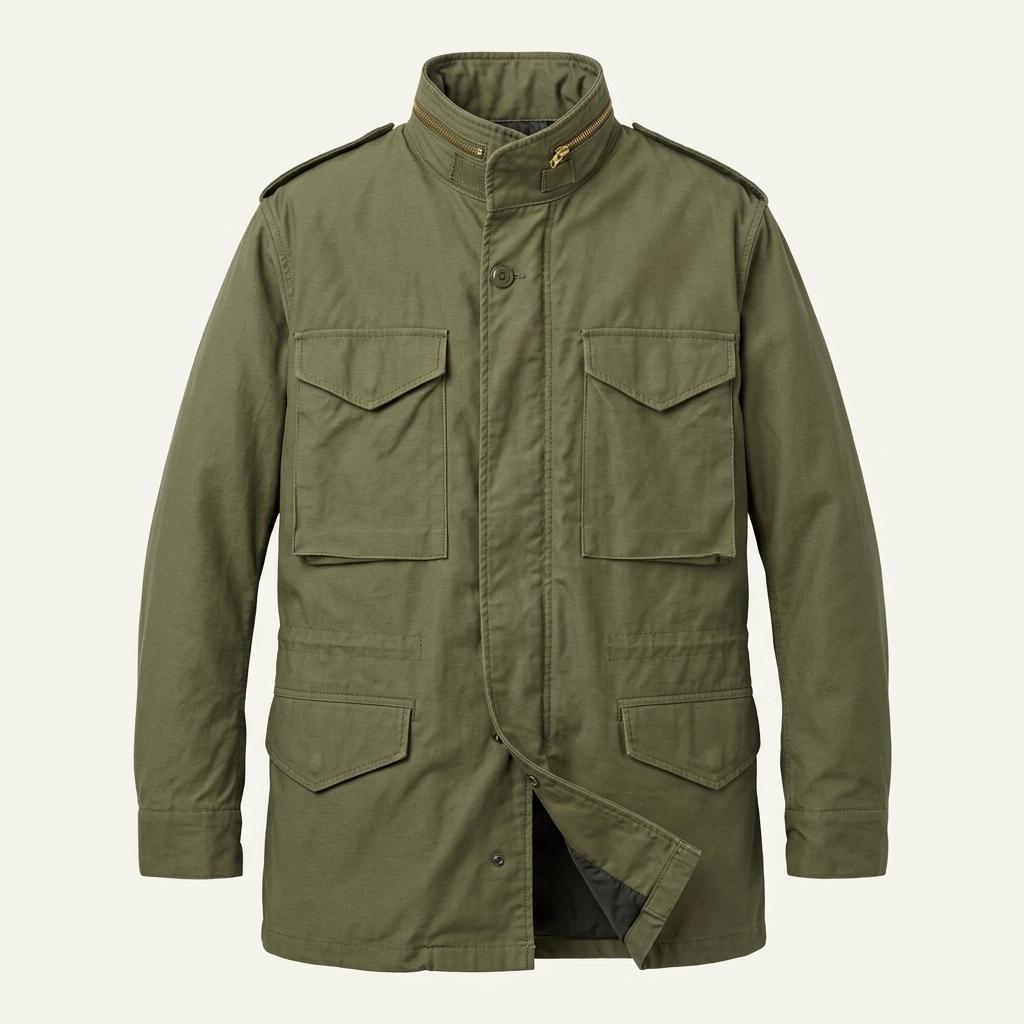 Alpha Industries Inc. khaki field jacket_f 1