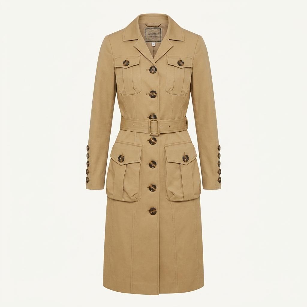 Burberry beige coat +f 1