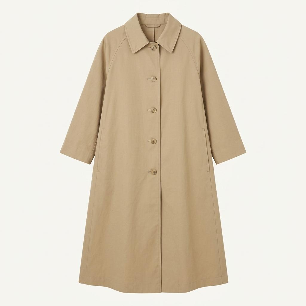 Yves Saint Laurent beige long coat_to 1