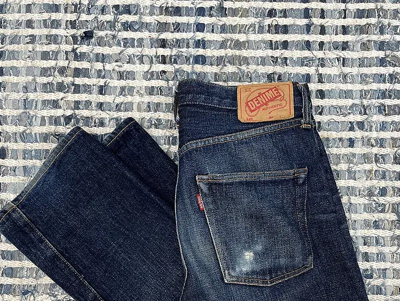 Denime selvidge denim pants_f 4